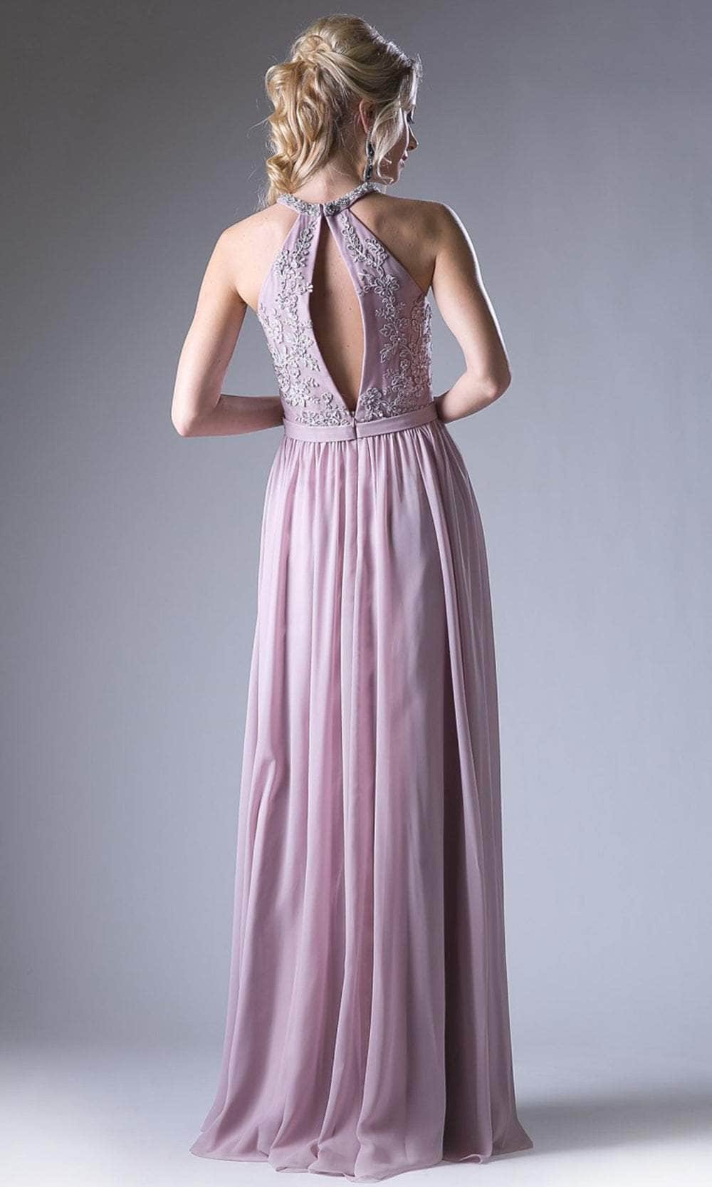 Robe de bal élégante à col en V et manches longues, plissée, coupe licou, longueur au sol, sans manches